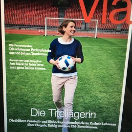 Ka Lehmann auf dem Titel von via Ka Lehmann auf dem Titel von via