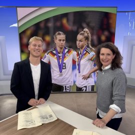 ZDF Fußball-Expertin im Mittagsmagazin