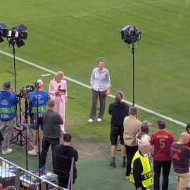 ZDF Expertin im Champions-League-Halbfinale
